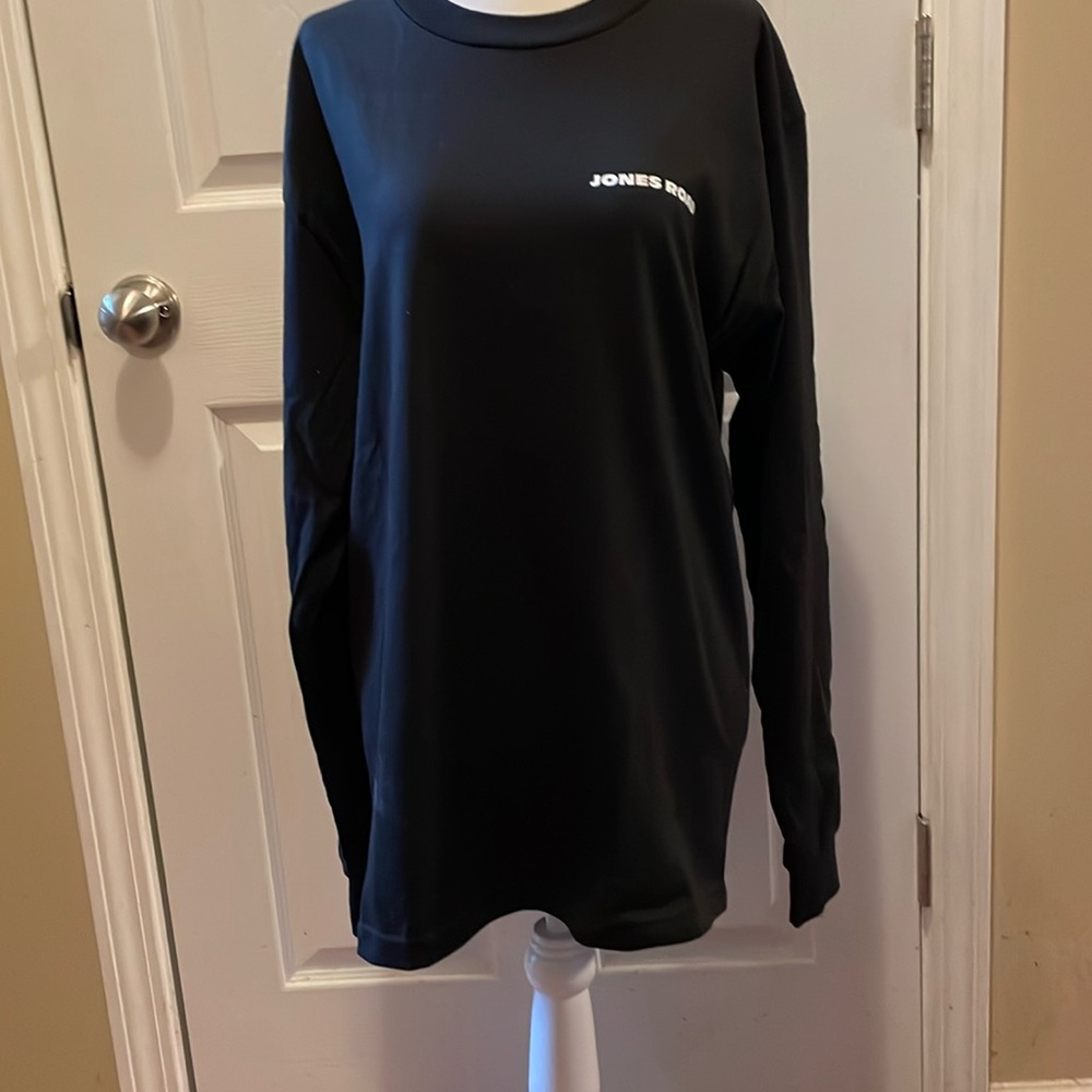 Jones Road Black long sleeve T-shirt “Roadie” design (New)
